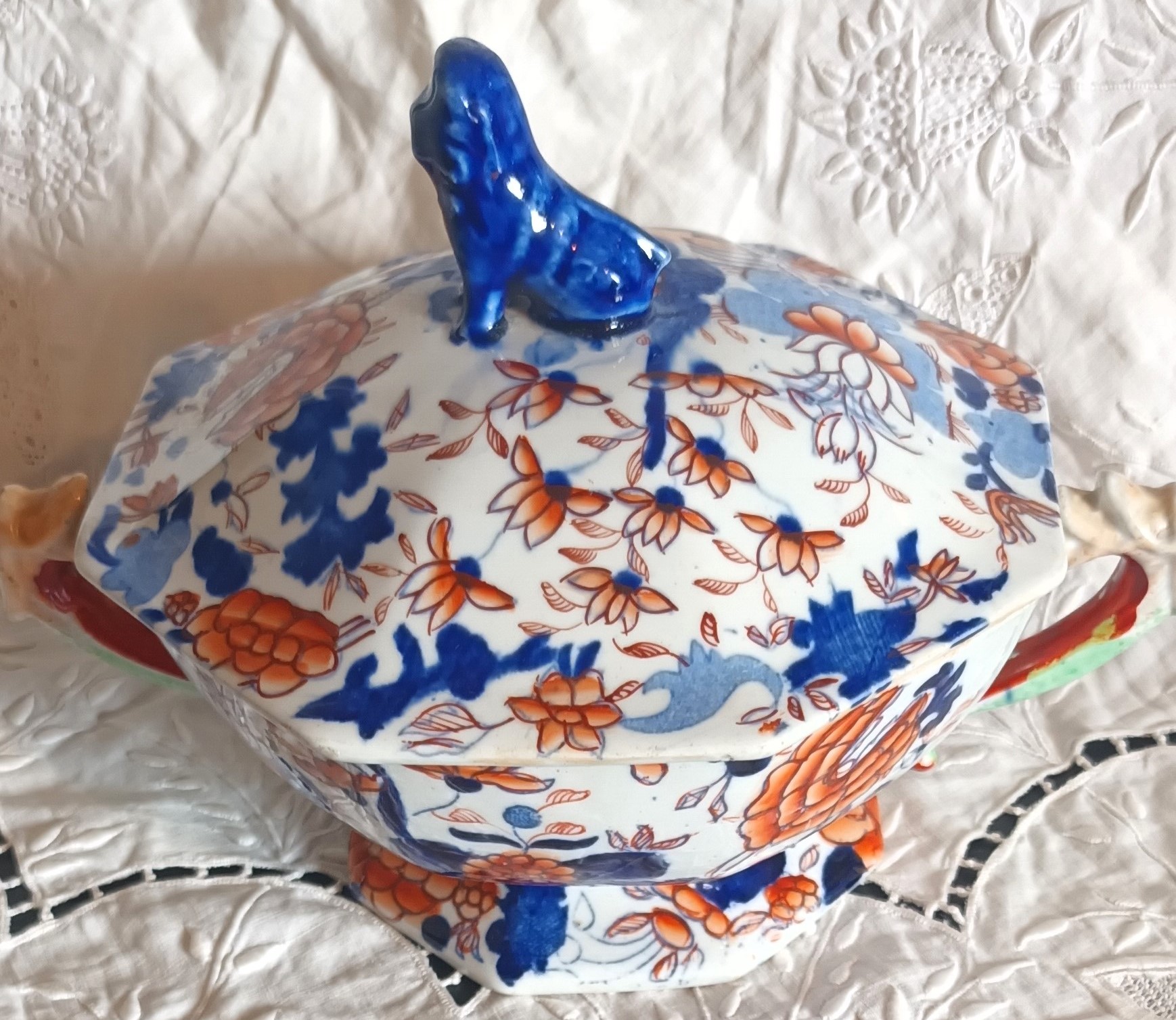 Antique English Georgian Mason's Ironstone Tureen and Cover - Image 2